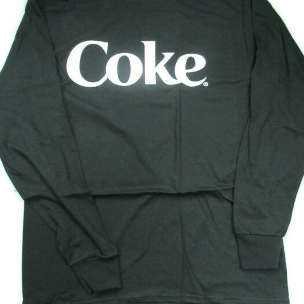 Coca-Cola Black Long Sleeve Tshirt Size Medium